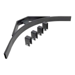 Tripp-Lite SRLCRNSPPT Cable Runway Corner Bracket Kit for 12 in. and 18 in. Ladder Runway Straight - Hardware Included (2)