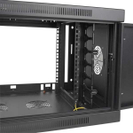 Tripp-Lite SRW6UDPGVRT SmartRack 6U Low-Profile Switch-Depth-Plus Wall-Mount Mini Rack Enclosure Wide Acrylic Window (2)