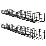 Tripp-Lite SRWB6410X2STR Wire Mesh Cable Tray 150 x 100 x 1500 mm (6 in. x 4 in. x 5 ft.) 2-Pack (0)