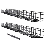 Tripp-Lite SRWB6410X2STR Wire Mesh Cable Tray 150 x 100 x 1500 mm (6 in. x 4 in. x 5 ft.) 2-Pack (3)