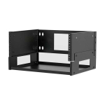 Tripp-Lite SRWO4UBRKTSHELF 4U Wall-Mount Bracket with Shelf for Small Switches and Patch Panels, Hinged (3)
