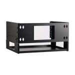 Tripp-Lite SRWO4UBRKTSHELF 4U Wall-Mount Bracket with Shelf for Small Switches and Patch Panels, Hinged (8)