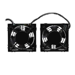 Tripp-Lite SRXFANWM SmartRack Wall-Mount Roof Fan Kit - Dual 230V High-Performance Fans, 210 CFM, 3 ft. (0.91 m) Cord, C14 Input (1)