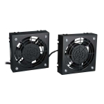 Tripp-Lite SRXFANWM SmartRack Wall-Mount Roof Fan Kit - Dual 230V High-Performance Fans, 210 CFM, 3 ft. (0.91 m) Cord, C14 Input (0)