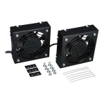 Tripp-Lite SRXFANWM SmartRack Wall-Mount Roof Fan Kit - Dual 230V High-Performance Fans, 210 CFM, 3 ft. (0.91 m) Cord, C14 Input (3)