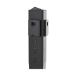 Tripp-Lite TLM610CPAM Safe-IT 5-Port Mobile Power Tower and USB Charging Station USB-C 60W 4x USB-A 6x 5-15R Wireless Charging 1000 Joules 10 ft. Cord (1)