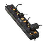 Tripp-Lite TLP1010USB Protect It! 10-Outlet Surge Protector with Swivel Light Bars - 5-15R Outlets, 2 USB Ports, 10 ft. (3 m) Cord, 4500 Joules, Black (2)
