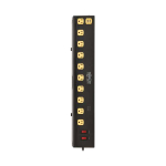 Tripp-Lite TLP1010USB Protect It! 10-Outlet Surge Protector with Swivel Light Bars - 5-15R Outlets, 2 USB Ports, 10 ft. (3 m) Cord, 4500 Joules, Black (5)