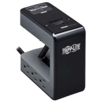 Tripp-Lite TLP648UCBAM Safe-IT 6-Outlet Clamp Surge Protector, 5-15R Outlets, 3 USB Charging Ports, 8 ft. (2.4 m) Cord, Antimicrobial Protection (0)