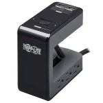 Tripp-Lite TLP648UCBAM Safe-IT 6-Outlet Clamp Surge Protector, 5-15R Outlets, 3 USB Charging Ports, 8 ft. (2.4 m) Cord, Antimicrobial Protection (2)