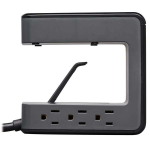 Tripp-Lite TLP648UCBAM Safe-IT 6-Outlet Clamp Surge Protector, 5-15R Outlets, 3 USB Charging Ports, 8 ft. (2.4 m) Cord, Antimicrobial Protection (4)