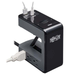 Tripp-Lite TLP648UCBAM Safe-IT 6-Outlet Clamp Surge Protector, 5-15R Outlets, 3 USB Charging Ports, 8 ft. (2.4 m) Cord, Antimicrobial Protection (1)