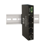 Tripp-Lite U223-004-IND 4-Port Industrial-Grade USB 2.0 Hub - 15 kV ESD Immunity, Metal Housing, Mountable (2)