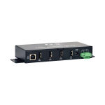 Tripp-Lite U223-004-IND 4-Port Industrial-Grade USB 2.0 Hub - 15 kV ESD Immunity, Metal Housing, Mountable (4)