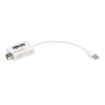 Tripp-Lite U236-MMF-LC USB 2.0 Ethernet NIC Adapter 10/100 Mbps 100Base-FX LC Multimode Fiber White (2)