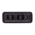 Tripp-Lite U280-005-WS4C1 USB-IF Certified Multi-Device USB Charger, 110W Total, 1x USB-C PD 3.0 PD port (86W) and 4x USB-A Auto-sensing ports (1)