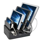Tripp-Lite U280-007-CQC-ST 7-Port USB Charging Station with Quick Charge 3.0, USB-C Port, Device Storage, 5V 4A (60W) USB Charge Output (1)