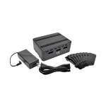 Tripp-Lite U280-007-CQC-ST 7-Port USB Charging Station with Quick Charge 3.0, USB-C Port, Device Storage, 5V 4A (60W) USB Charge Output (7)