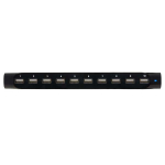 Tripp-Lite U280-010-ST 10-Port USB Charging Station with Adjustable Storage 12V 8A (96W) USB Charger Output (2)