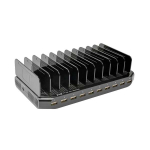 Tripp-Lite U280-010-ST-CEE 10-Port USB Charging Station with Adjustable Storage, 12V 8A (96W) USB Charger Output, Schuko Power Cord (0)