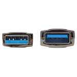 Tripp-Lite U330F-15M-G1 USB 3.2 Gen 1 CL3-Rated Fiber Active Optical Cable (AOC) - Extension/Repeater A M/F Black 15 m (49 ft.) (2)