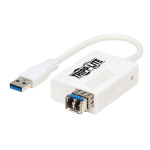 Tripp-Lite U336-MMF-1G-LC USB 3.0 Multimode Fiber Optic Transceiver Ethernet Adapter 10/100/1000 Mbps 1310nm 550m LC (0)