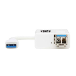 Tripp-Lite U336-SMF-1G-LC USB 3.0 Singlemode Fiber Optic Transceiver Ethernet Adapter 10/100/1000 Mbps 1310nm 5km LC (1)