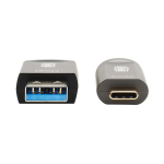 Tripp-Lite U428F-20M-D3 USB-A to USB-C AOC Cable (M/M) - USB 3.2 Gen 2 (10Gbps) Plenum-Rated Fiber Active Optical - Data Only Black 20 m (66 ft.) (2)