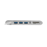 Tripp-Lite U442-DOCK1 USB-C Dock Dual Display 4K HDMI/mDP VGA USB 3.x (5Gbps) USB-A/C Hub GbE Memory Card 100W PD Charging (1)