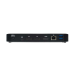 Tripp-Lite U442-DOCK8-BINT USB-C Dock Triple Display 4K 60 Hz HDMI/DisplayPort USB 3.x Gen 2 (10Gbps) USB-A/USB-C Hub GbE 85W PD Charging EU/UK Power Adapters (1)
