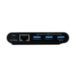 Tripp-Lite U460-003-3AGB-C 3-Port USB-C Hub - USB 3.x (5Gpbs) Hub Ports, Gigabit Ethernet, 60W PD Charging, Black (3)