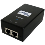 Ubiquiti POE-48-24W-G 48V DC 24W Gigabit PoE Adapter Black (0)