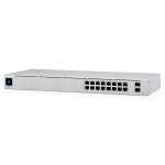 Ubiquiti USW-16-POE 16-Port Layer 2 PoE Switch with a Silent Fanless Cooling System (0)