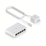 Ubiquiti USW-FLEX-MINI Compact 5-Port Layer 2 Switch That Can be Powered with PoE or a 5V USB-C Adapter (5)