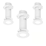 Ubiquiti FLEXHD-CM-3 Recessed Ceiling Mount for U6 Mesh and FlexHD Pack of 3 pcs. (0)
