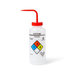 United Scientific Supplies UN370071 UniSafe Acetone Vented Wash Bottle, 1000 ml, LDPE, Red (0)