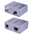 Vanco 280531 Digital Audio over Cat5e/Cat6 Cable Extender, Transmit up to 330 ft, Supports 5.1 DTS/Dolby & Optical or Coax (0)