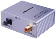 Vanco 280531 Digital Audio over Cat5e/Cat6 Cable Extender, Transmit up to 330 ft, Supports 5.1 DTS/Dolby & Optical or Coax (2)