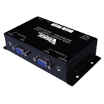 Vanco 280548 4 Zone VGA+ Audio Over Cat5E/Cat6 Distribution System, Receiver, Transmission Range 1000 ft, 12V DC- UL Listed (4)