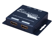 Vanco EVSP12SC Evolution 4K HDMI 1x2 Splitter with EDID and Scaling, 18 Gbps, HDR10, 4K / 60Hz Dual-Output (0)