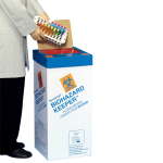 Whitney Medical Solutions BH2009 Biohazard Keeper, Floor Model Container, 12" x 12" x 27", Pack of 6 pcs (1)