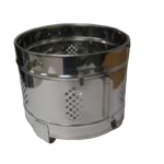 Yamato 241084 Stainless Solid Basket, Diameter 265 x H180mm Inch (0)