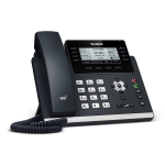 Yealink SIP-T43U Unified Firmware Enhanced SIP Phone T43U 3.7" 360x160-Pixel Graphical LCD with Backlight 12 SIP accounts PoE 5V 2A (2)