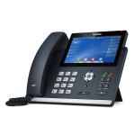 Yealink SIP-T48U Ultra-Elegant Touchscreen 7" 800 x 480-Pixel Color Touch Screen with Backlight Dual USB Ports T4U 16 SIP Accounts WF40/WF50 5V 1A (1)