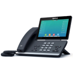 Yealink SIP-T57W Prime Business Phone 7" 800 x 480 Capacitive Adjustable Touch LCD Screen 2.4G/5G Wi-Fi 16 VoIP PoE HAC Handset 5V 2A (1)