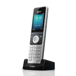 Yealink W56H IP DECT Add-On Phone Handset Your Ideal Wireless Companion 2.4" 240 x 320 Color Screen Intuitive User Interface 5V 600mA (1)