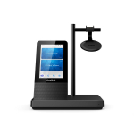 Yealink WH66-DUAL-TEAMS Dual Teams DECT Wireless Headset USB Connection Acoustic Shield Technology Talking Time 8h Wireless Range 120m 12V 2A (1)