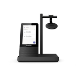 Yealink WH66-MONO-TEAMS Mono Teams DECT Wireless Headset 4.0" 480 x 800 Touch Screen Acoustic Shield Technology 2-Ports USB 3.0 Hub 12V 2A (1)