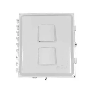 AccelTex ATS-00240 14x12x6 Heated & Cooled PoE Enclosure for 4 Element N-Style External Antenna