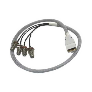 AccelTex ATS-00020 100 Series 4 Port DART to RPTNC Bulkhead Jack 2ft. Cable Assembly